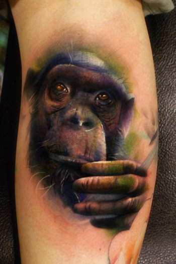 Looking for unique  Tattoos? Chimp